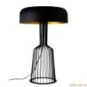 Stolna lampa STYLE, metalna crno- zlatna promjer 36 cm, visina 57 cm, duljina kabla 200 cm, 2 x E27 40 W, Fellini - MR-123