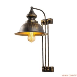 Zidna lampa SALAM antique, metal, 28 x 32 cm, visina 53 cm, promjer sjenila 28 cm, E27 40 W, Sağlam - 3743