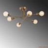 Stropna lampa FLOWER, vintage, metal, 64 x 640 cm, visina 30 cm,  E27 40 W, Flower - 176