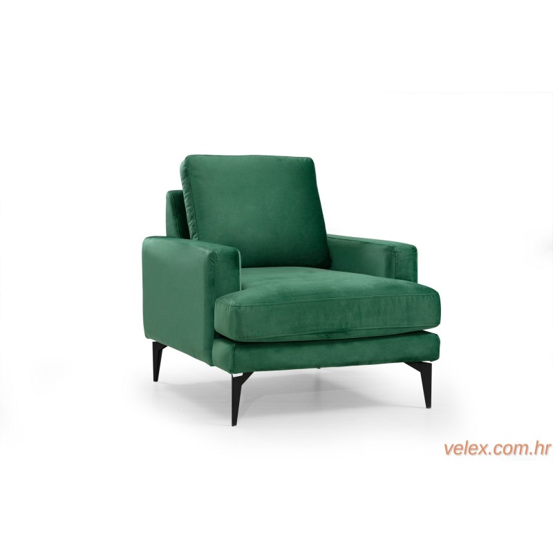 Fotelja wing PAPIRA zelena, Papira Armchair