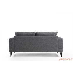 Dvosjed NORDIC tamno sivi, Nordic 2 Seater