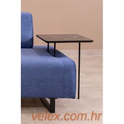 Trosjed na razvlačenje INFINITY plavi, Infinity with Side Table - Blue