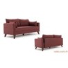 Trosjed BELLA crvena, Bella Sofa For 3 Pr - Claret Red