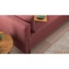 Trosjed BELLA crvena, Bella Sofa For 3 Pr - Claret Red