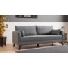 Trosjed na razvlačenje BELLA sivi, Bella Sofa Bed - Grey