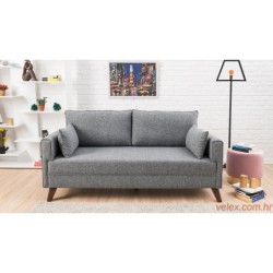 Dvosjed BELLA sivi, Bella Sofa For 2 Pr - Grey