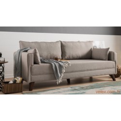 Trosjed BELLA bež, Bella Sofa For 3 Pr - Cream