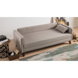 Trosjed BELLA bež, Bella Sofa For 3 Pr - Cream