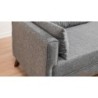 Trosjed BELLA siva, Bella Sofa For 3 Pr - Grey