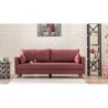 Trosjed na razvlačenje BELLA crveni, Bella Sofa Bed - Claret Red