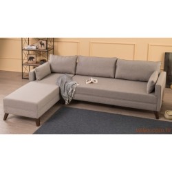 Kutna garnitura BELLA CORNER lijeva, krem, Bella Corner Sofa Left 1 - Cream