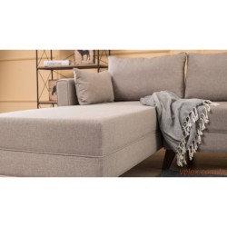 Kutna garnitura BELLA CORNER lijeva, krem, Bella Corner Sofa Left 1 - Cream