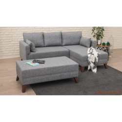 Kutna garnitura BELLA CORNER 2 desna, siva, Bella Corner Sofa Right 2