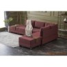 Kutna garnitura na razvlačenje BELLA SOFT, desna, tamno crvena, Fly Corner Sofa Bed Right - Claret Red