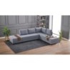 Kutna garnitura na razvlačenje BELLA SOFT, desna, siva, Fly Corner Sofa Bed Right- Grey