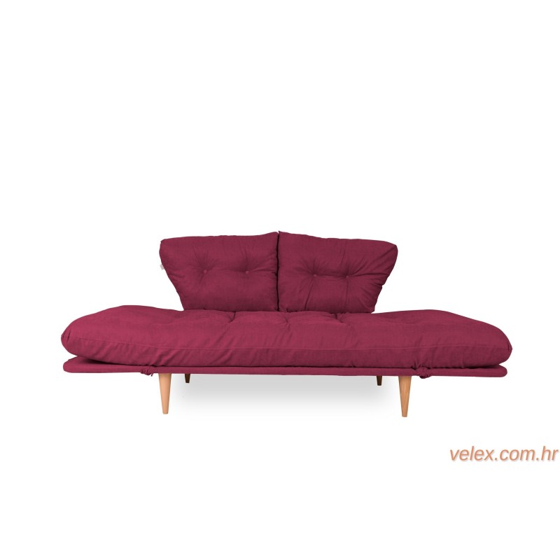 Trosjed na razvlačenje NINA crveni, Nina Daybed - Dark Red GR105