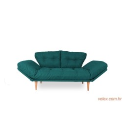 Trosjed na razvlačenje NINA zeleni, Nina Daybed - Petrol Green GR124