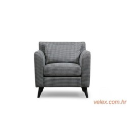 Fotelja, Crno Bijela, Nordic Armchair - Patterned