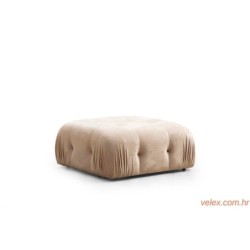 Tabure, Krem, Bubble Pouffe - Cream