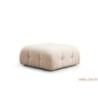 Tabure, Krem, Bubble Pouffe - Cream Bouclette