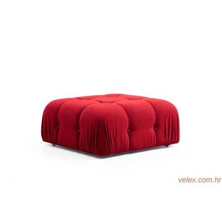 Tabure, Crvena, Bubble Pouffe - Red