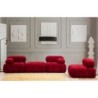 Tabure, Crvena, Bubble Pouffe - Red