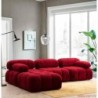 Tabure, Crvena, Bubble Pouffe - Red