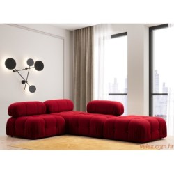 Tabure, Crvena, Bubble Pouffe - Red