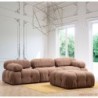 Sofa, Smeđa, Bubble O1 - Brown Bouclette