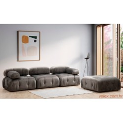 Sofa, Sivo, Bubble O1 - Grey