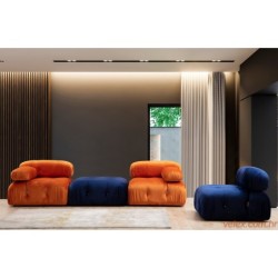 Sofa, Plava, Bubble O1 - Velvet Blue