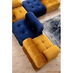 Sofa, Plava, Bubble O1 - Velvet Blue