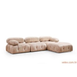 Sofa, Krem, Bubble L1 - Cream