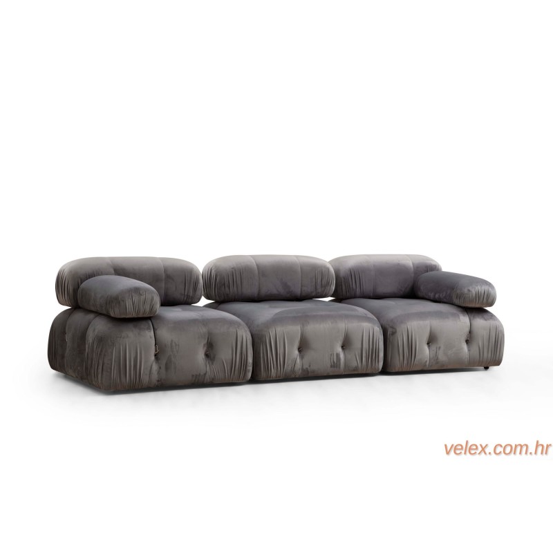 Trosjed, Sivo, Bubble 3 Seater ( L1-O1-1R)