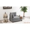 Sofa, Sivo, Fly Armchair Left - Grey