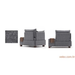 Sofa, Sivo, Fly Armchair Left - Grey