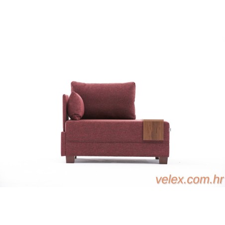 Sofa, Bordo crvena, Fly Left - Claret Red