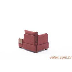 Sofa, Bordo crvena, Fly Left - Claret Red