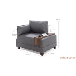 Sofa, Krem, Fly Left - Cream v2