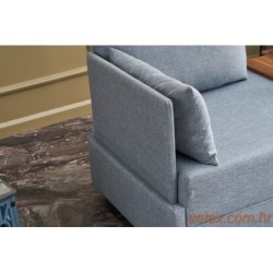 Sofa, Plava, Fly Left - Light Blue