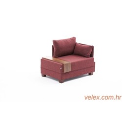 Sofa, Bordo crvena, Fly Right - Claret Red