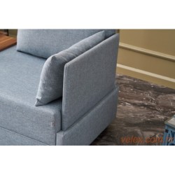 Sofa, Plava, Fly Right - Light Blue