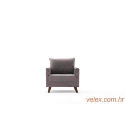 Sofa, Smeđa, Bella Armchair - Brown