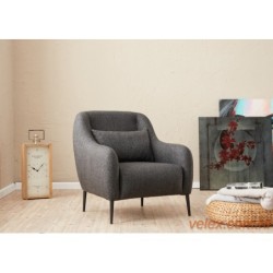 Sofa, Antracit, Venus 1-Seat - Anthracite