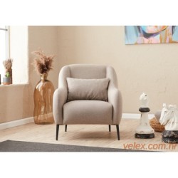 Sofa, Krem, Venus 1-Seat - Cream