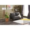 Dvosjed, Antracit, Bella Sofa For 2 Pr - Anthracite