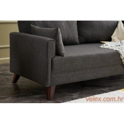 Dvosjed, Antracit, Bella Sofa For 2 Pr - Anthracite