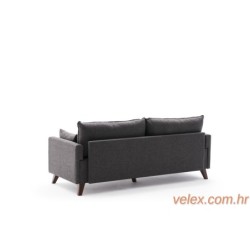 Trosjed, Antracit, Bella Sofa For 3 Pr - Anthracite