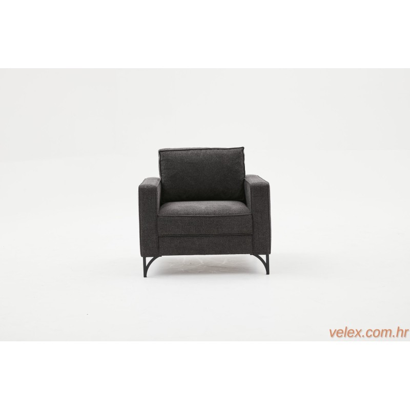 Sofa, Antracit Crno, Berlin - Anthracite, Black