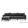 Kutna garnitura, Antracit, Bella Corner Sofa Left - Anthracite